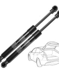 Heavy Duty Rear Trunk Lid Gas Strut Lift Support For BMW Z4 2003 To 2008 showing two struts with a car silhouette.