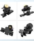 NMO Antenna Lip Hatchback Mount Bracket With Through Hole Fixed Cap For Vehicle Ham Radio 16 Point 5 Ft RG58 Pure Copper Coax Cable UHF PL259 Male Connector No Drill Installation