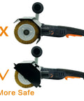 Powerful 1300W Burnishing Polishing Machine With Steel Wire Wheel For Concrete Metal Stainless Steel Wood Exterior Renovator Heavy Duty Polisher With Guard