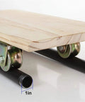 Heavy Duty V Groove Wheel Sliding Gate Casters Built Tough For A Smooth Roll On Any Track featuring 1-inch black pipes and wood.