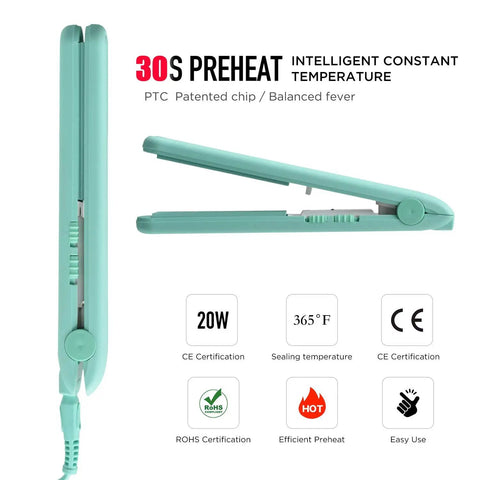 Portable Handheld Heat Sealer For Food Plastic Bags And Mylar Aluminum Foil Packaging Quick Warm Up Resealing Tool with PTC chip.