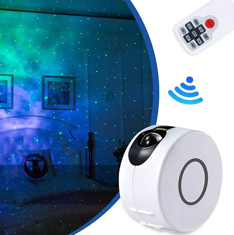 Nebula Star Projector With Effects And 15 Lighting Modes, 360 Degree Rotation, Multi Color LEDs In Blue Green And Red