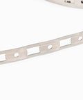 Close-up of band from Stainless Steel Hose Clamp Kit 4001 Make-A-Clamp System showing slotted design.