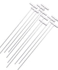 10 Pack Racing Pigeon Bird Cage Entrance Traps With One Way Curtain for Windows and Loft, showing iron rotatable T-bar door system.