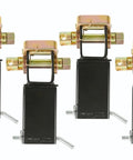 4-pack 2 Inch Stake Pocket Tow Dolly Winch Lashing Kit Beefed Up Heavy Duty Flatbed Tie Downs
