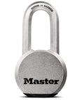 Magnum Heavy Duty Solid Steel Padlock With Key For Outdoor Gates And Sheds, Beefy Security Lock With Cut Resistant Shackle