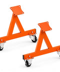 Heavy Duty Rolling LS Engine Stand Cradle Built Like A Tank For Gm Chevy Lsx Swap, orange mobile engine stand with casters