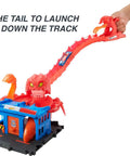 City Scorpion Flex Attack Track Set With 164 Scale Police Vehicle Bendable Tail Extends Two Point Six Foot Connects To Other Sets