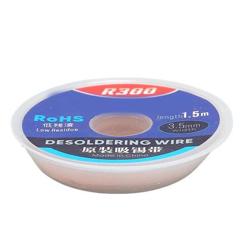 Copper Desoldering Wick Half Meter For Electronics Fast Heat Conduction High Absorption No Fuss Easy Cleanup For PCBs