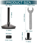 Dimensions of Heavy Duty M10 Swivel Leveling Feet With T Nuts And Lock Hardware Dead Easy Adjustable Furniture Legs.