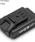 21V lithium-ion battery for Rugged 21V Cordless Drill With Kickass Torque, compact design, lightweight at 0.32kg.