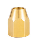 Solid Brass Pneumatic Fittings 2 Pack With Quarter Inch Barb And Quarter Inch NPT Ends For Quarter Inch ID Polyurethane Air Hose