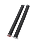 Heavy Duty Garage Door Torsion Spring Replacement Kit For Left Right Side With Steel Coil And Aluminum Cone Ensures Smooth Reliable Operation Up To 16k Cycles Perfect Fit For Standard Doors. two black springs