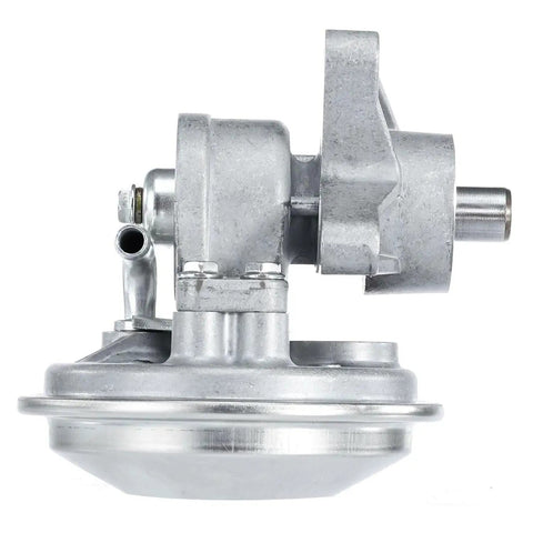Heavy Duty Vacuum Pump For Ford Ranger 1983 To 1991 with a sturdy silver steel design and direct bolt fit for easy installation.
