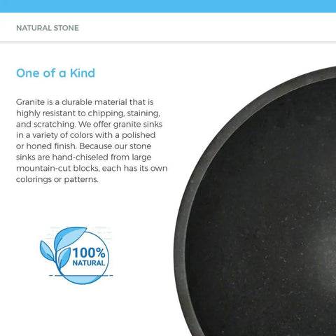 White Granite Vessel Sink 850W Dope Contemporary Round Basin Hand Polished Stone That Shines In Any Modern Bath Durable Stain Resistant Easy To Clean Makes A Bold Spa Like Statement, circular view showing granite texture.