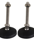Heavy Duty Adjustable Leveling Feet 4 Pack For Furniture with thick nylon base and threaded mount, ideal for stabilizing uneven surfaces.