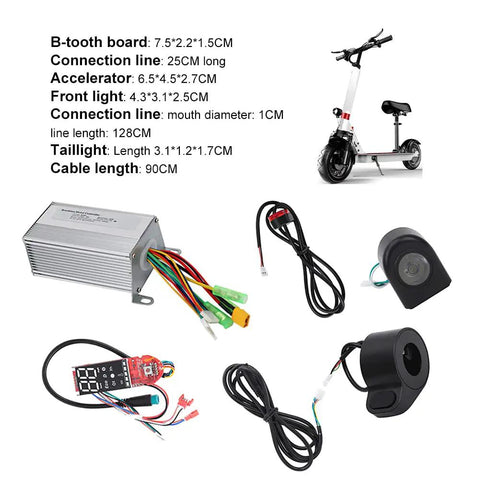 Xiaomi M365 Controller Kit Replacement 1 To 1 Compatible Electric Scooter Controller Board 350W 36V With Brakes Black Fits PRO And Standard Models Up To 2024