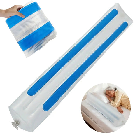 Inflatable Bed Rail for Seniors, Soft Touch Safety Guard With No Metal, 47.2 Inch, easy to setup and lightweight