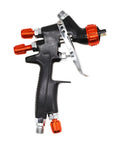 Pro Hvlp Spray Gun With 1.2Mm Needle And 250Ml Reservoir For Auto Paint And Clear Coat with comfy handle detail