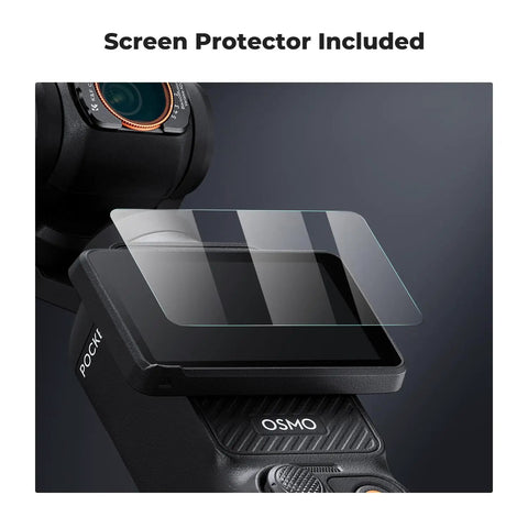 Screen protector on DJI Osmo Pocket with Magnetic Variable ND Filter And Black Diffusion For DJI Osmo Pocket Four Thirds.