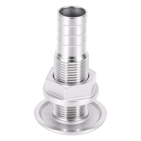 Stainless Steel Marine Thru Hull Fitting Beefy Boat Drain Connector For Bilge Drainage And Cooling System Easy Installation