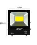 JUDYSSY Led Flood Light Outdoor Waterproof Lighting 50W100W Flood Light Industrial Lighting 400W600W High Power Flood Light for Court,Garden,Warehouse,6000 K200W，200W LED flood light with IP66 waterproof rating and modern design.
