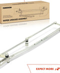 Front Windshield Wiper Linkage For Dodge Ram 1500 2002 To 2004 And Ram 2500 2003 To 2004 Front Driver Side Without Motor Direct Fit OEM Grade Replacement Reference 602130 55077098AE 68043386AA, stamped steel assembly