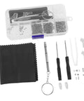 Eyeglass Repair Tools Kit With Screws Nose Pads And Tiny Screwdriver For Quick Glasses Fix On The Go Portable Eyewear Maintenance Kit