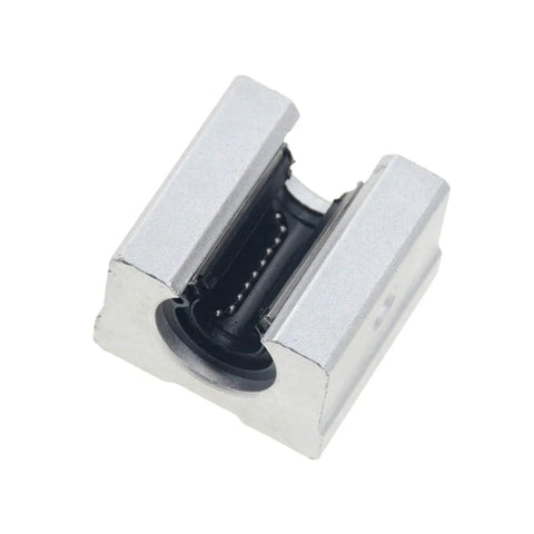 Linear Bearing Slides For CNC Parts And 3D Printer Projects Go To SBR10UU To SBR35UU And SBR12LUU To SBR30LUU Sets 10 To 35 Mm Length, silver linear bearing block