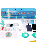 Pro Grade Physical Optics Experiment Kit With Complete Optical Platform Setup including lenses, optical bench and components.