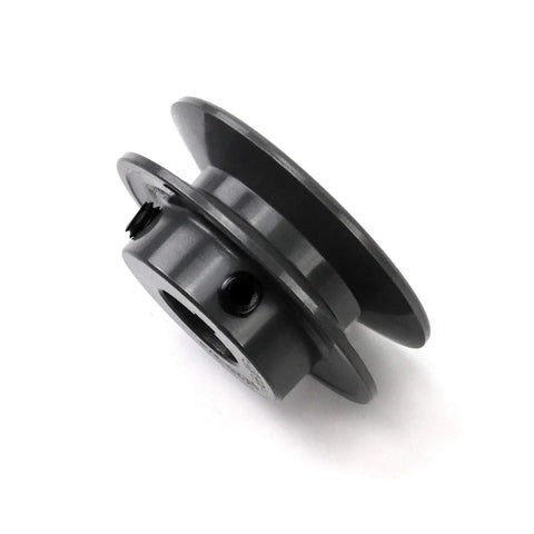 Single Groove Web Sheave 2.55 Inch OD Three Quarters Inch Bore V Belt Pulley For V Belt 3L 4L A AX Cast Iron Fixed Bore Drive Pulley AK2534 Durable Anti Corrosion Construction Industrial Grade