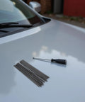 50 Pack Plastic Welding Rods 20cm Black PP Welding Sticks For Auto Body Bumper Scratch And Crack Repair Kit on car hood