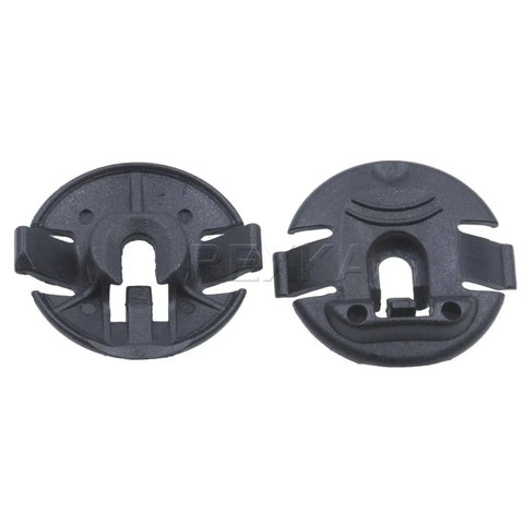 Fender Liner Splash Shield Retaining Clips Kit 30 Pcs For Audi 4F0825429A, black nylon clips, close-up view