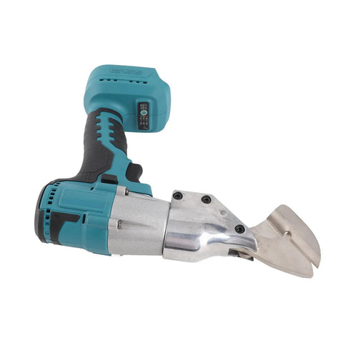 Cordless Electric Metal Shear With 360 Degree Rotating Head, power tool with metallic cutting blade for home decoration projects.