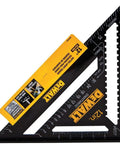 12 Inch Quick Square Dope Carpenter Tool For Framing And Layout, Durable Aluminum Ruler With Precision Angles, Multi Color Quick Square
