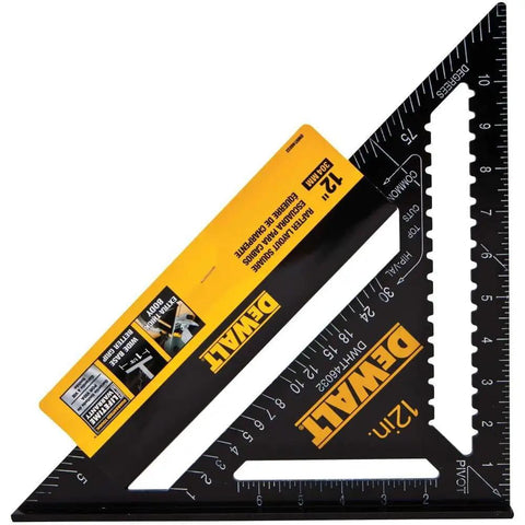 12 Inch Quick Square Dope Carpenter Tool For Framing And Layout, Durable Aluminum Ruler With Precision Angles, Multi Color Quick Square