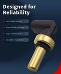 Engine Coolant Temperature Sensor Replacement 55591401 For Cruze Sonic Trax Volt Spark EV L4 1.4L 1.8L Engines 2011 2021 Direct Fit High Quality Sensor Plug And Play Long Lasting Performance, angled view