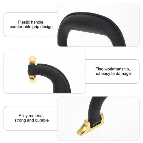 Close-up of Vintage Gold Cabinet Handles 5Pc Set displaying handle design and gold accents, retro drawer pulls