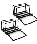 8 Pack 1/4 x 4 Inch Trailer Hitch Pins Black Heavy Duty Steel With Zinc Coating Rust Resistant Quick Release Lock Pins For Couplers And Tow Hitch Hardware Built Tough For Any Weather, black steel pins