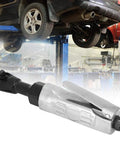 Boss Level Aluminum Alloy 1/4 Square Drive Pneumatic Wrench With Lever Controlled Adjustable Torque Up To 25 Ft Lbs lightweight air ratchet in auto shop.