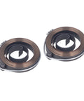 Pro Grade Heavy Duty Drill Press Return Spring 2 Pack For Bench Drills Quill Coil Replacement Chrome Steel Retraction Springs