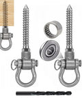 Heavy Duty Bearing Hanger For Yoga Hammock Chair And Playground Use, 1500 Lbs, Anti Rust, 180 Degree Swing Hardware