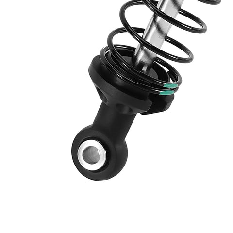90mm Dual Rate Spring Oil Shocks for TRX4 SCX10 1 by 10 RC Crawler, CNC Aluminum Shock Bodies with Nylon Bottom Rod Ends