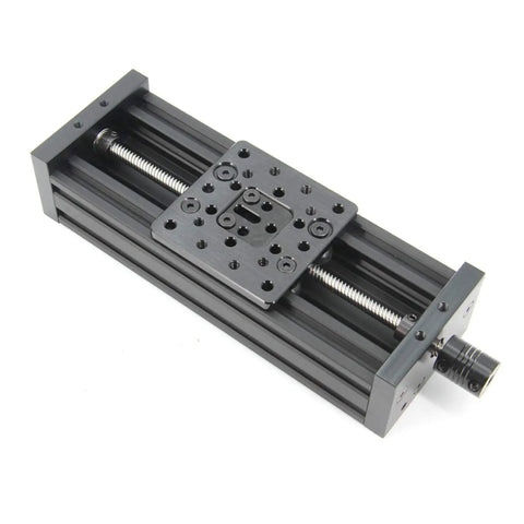 200mm 4080U Z Axis Screw Slide Table Linear Actuator Kit for 3D Printers and DIY CNC Routers, metal construction, high precision