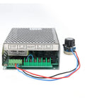Pro Shop Rated Air Cooled Milling Spindle Motor 500W 12000 RPM power supply unit with adjustable speed and wiring connections.