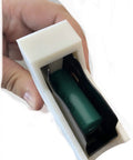 Close-up of hand holding Purple 12 Gauge Magazine Speed Loader For Armscor Style Mags Built Tough And Rugged Fits RIA VRPA40 VRBP100