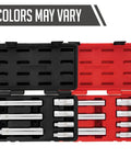 Three Eighth Inch Drive Master Spark Plug Socket Set in CR-V Alloy Steel, 7 Piece Kit with Extra Deep Sockets in cases.