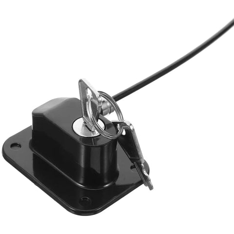 Multifunction Safety Cabinet Lock With Key For Cabinets And Fridges Black Plastic Door Lock And Window Limiter