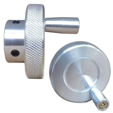 Movable Hand Wheel Round Rotating Machine Tool Handwheel With Sliding Tab Screw Lever Manipulator Gold Finish