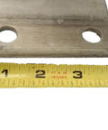 Four 1/2 Inch U Bolt Trailer Axle Spring Mount Kit For 5200 Lb And 6000 Lb Axles, 3 By 6-1/2 Inch Size, Includes Tie Plates And Fine Thread 1/2-20 Hardware, Plate Finish May Vary, tie plate with tape measure